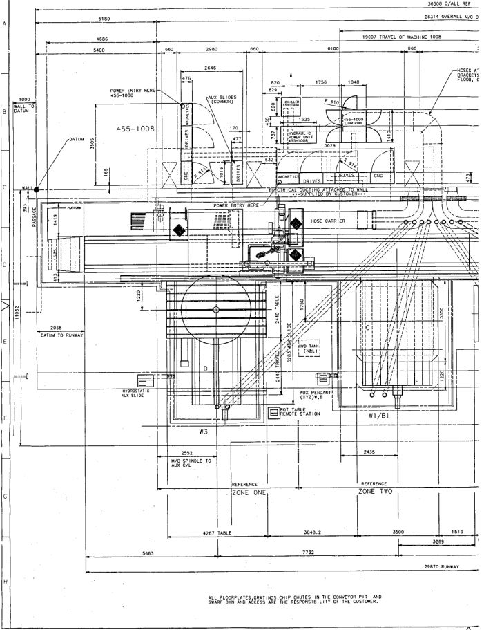 Giddings & Lewis G60-FX, Machine ID:9020 Giddings & Lewis G60-FX, Machine ID:9020